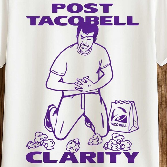 Post Taco Bell Clarity Shirt 134 - Picture 2 of 5